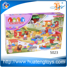Hot sales 146pcs animal zoo intelligence building blocks toys for kids